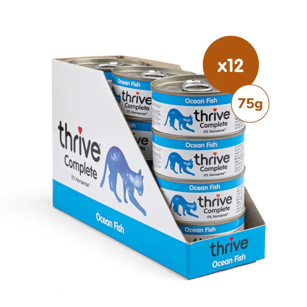 Thrive Complete Wet Cat Food with Ocean Fish – 12 x 75g