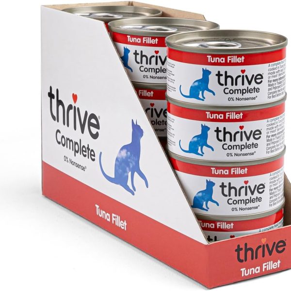 Thrive Complete Wet Cat Food Fillet with Tuna – 12 x 75g