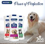 Doctor Pet Dog Shampoo Omega-3 Moisturizing and Hypoallergenic 400ml