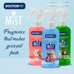 Doctor Pet Green Tea Fragrance Mist Cologne 400ML – Pet Safe Spray for Cats and Dogs