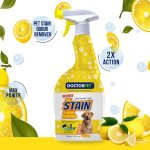 Doctor Pet Max Power Pet Stain & Odor Remover for Cats & Dogs – Citrus Scent 750ml