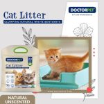 Doctor Pet Cat Litter Unscented 20L – Premium Clumping Bentonite for Cats