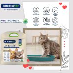 Doctor Pet Cat Litter Unscented 20L – Premium Clumping Bentonite for Cats