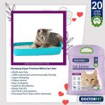Doctor Pet Cat Litter Lavender 20L – Natural Clumping Cat Litter
