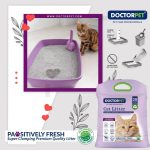 Doctor Pet Cat Litter Lavender 20L – Natural Clumping Cat Litter