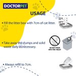 Doctor Pet Cat Litter Lemon 10L – Natural Clumping Bentonite, Odor Control