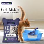 Doctor Pet Lavender Scented Clumping Cat Litter 25L – Dust-Free & Pet Safe