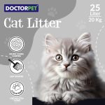 Doctor Pet Lavender Scented Clumping Cat Litter 25L – Dust-Free & Pet Safe