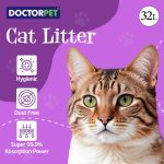 Doctor Pet Silica Gel Crystal Cat Litter Lavender Scent – 32L