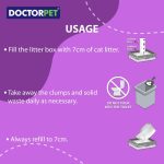 Doctor Pet Silica Gel Crystal Cat Litter Lavender Scent – 32L