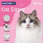 Doctor Pet Clumping Cat Litter Baby Powder 10L