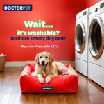 DOCTOR PET BED Gelato Series VR01 Medium Red Bed for cats and dogs