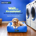 Doctor Pet Blue Bed – Comfortable Cat & Dog Bed 65x50x15cm