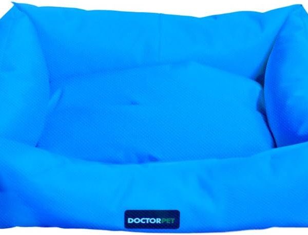 Doctor Pet Blue Bed – Comfortable Cat & Dog Bed 65x50x15cm