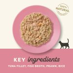 Applaws Natural Wet Cat Food – Tuna Fillet & Pacific Prawn, 12 x 70g