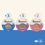 APPLAWS Cat Food Fish Selection Multipack 8 x 60g