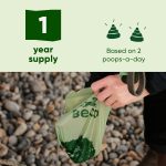Beco Extra Large Eco-Friendly Poop Bags – Dispenser Pack, 300 Bags