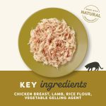 Applaws Natural Wet Cat Food – Tender Chicken Breast with Lamb in Jelly, 16 x 70g