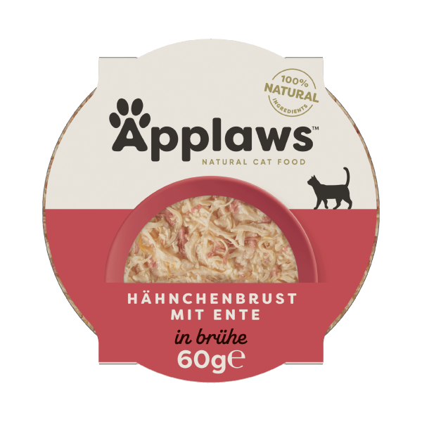 Applaws Natural Wet Cat Food – Chicken Breast & Duck, 10 x 60g