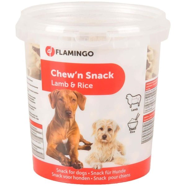 Flamingo Chew'n Snack Lamb and Rice Dog Treats – 500g