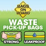 Bags on Board Multicolor Dog Poop Bags – 140 Bags, 4.54L Capacity