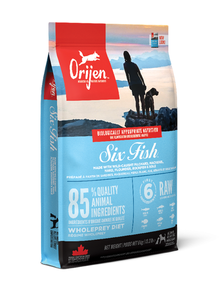 Orijen Six Fish Dry Dog Food – 2kg