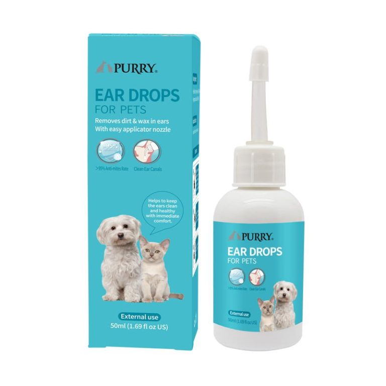 Purry Ear Drops for Dogs & Cats – 50ml