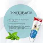 Bioline Dental Care Set for Pets – Mint Flavor, 100g