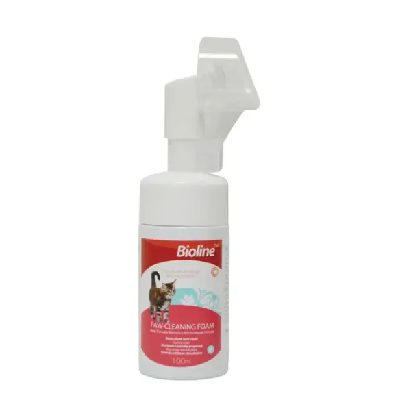 Bioline Paw Cleaning Foam for Cats – 100ml