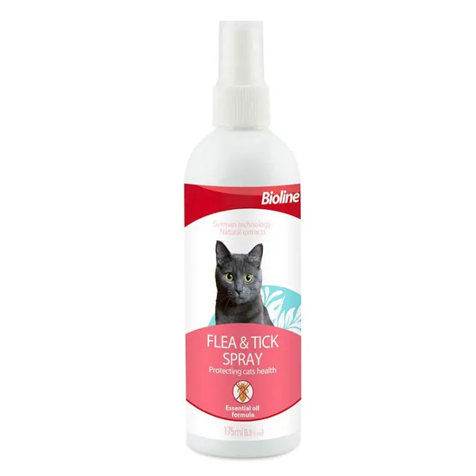 Bioline Flea and Tick Spray for Cats – 175ml