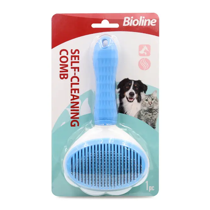 Bioline Self-Cleaning Comb for Dogs & Cats