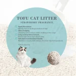 Bioline Tofu Cat Litter 7L – Strawberry Fragrance