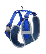 Ferplast Nikita PM Dog Harness XS Blue – Breathable Nylon for Small & Medium Dogs