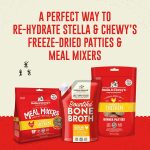 Stella & Chewy's Bountiful Cage Free Chicken Bone Broth Dog Food Topper – 453g