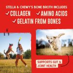 Stella & Chewy's Bountiful Cage Free Chicken Bone Broth Dog Food Topper – 453g
