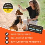 Primal Crunchy Freeze-Dried Dog Treats with Chicken, Peanut Butter & Goat Milk – 57g