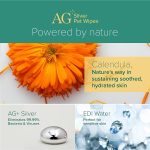 Nurture Pro AG+ Silver Pet Wet Wipes Aloe Vera for Cats, Dogs & Small Animals – 100 Wipes