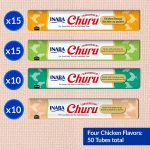 Inaba Churu Cat Treat Chicken Variety – 50x14g