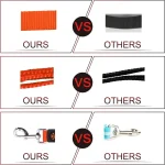 DOCO Signature XL Red Nylon Dog Leash (120x3.8cm)