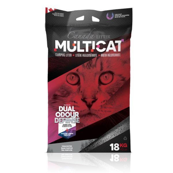 Canada Litter Multicat Low Dust Clumping Litter – Unscented, 18kg