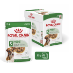 Royal Canin Mini Adult Wet Dog Food 12 x 85g – Gravy Pouches
