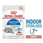Royal Canin Indoor 7+ Wet Cat Food 12 x 85g – Morsels in Sauce