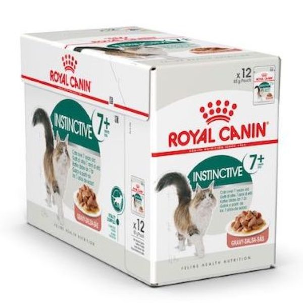Royal Canin Feline Health Nutrition Instinctive 7+ Gravy (Wet Food – Pouches) 12x85g