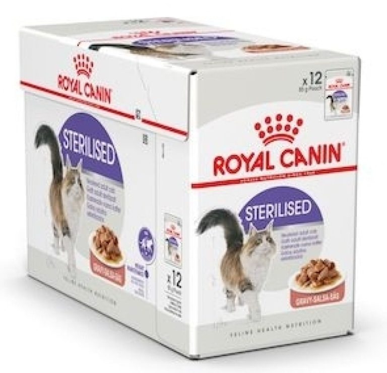 Royal Canin Sterilised Wet Cat Food 12 x 85g – Gravy