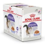 Royal Canin Feline Health Nutrition Sterilised Jelly Wet Cat Food – 12 x 85g