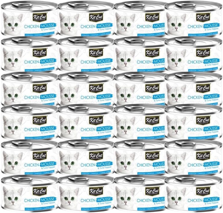 Kit Cat Chicken Mousse with Tuna Topper 80g – 24pcs Box