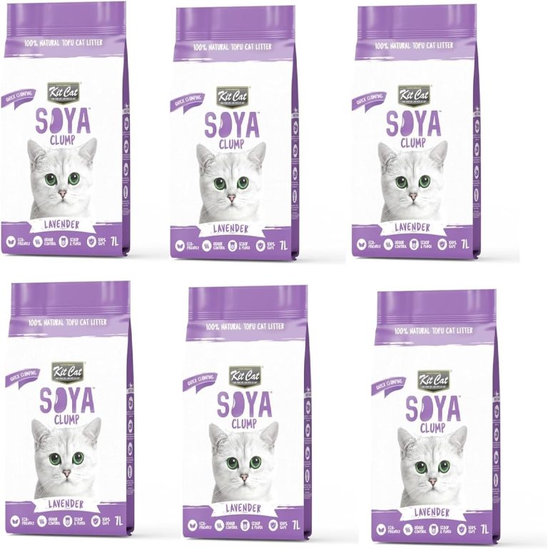 Kit Cat Soya Cat Litter Lavender Scent – 7L Pack of 6