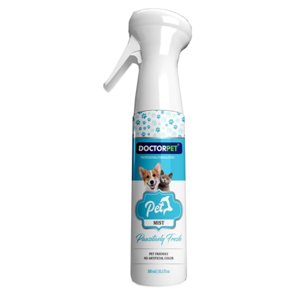Doctor Pet Mist Pawsitively Fresh 300ML – Hypoallergenic Pet Deodorizing Spray