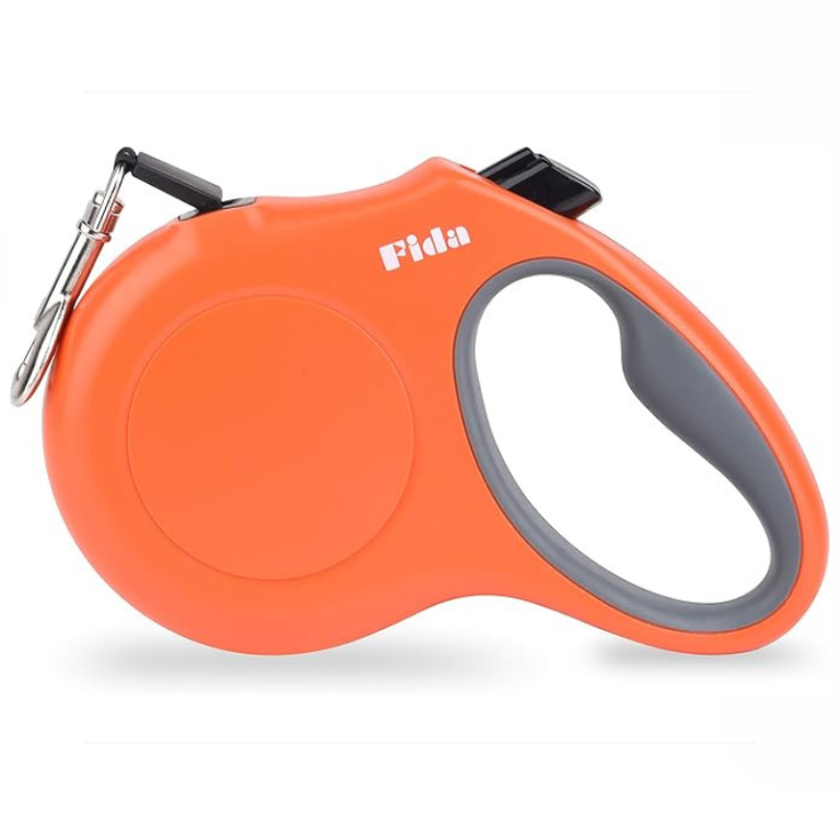 Fida JFA Large Reflective Retractable Dog Leash 5m Orange