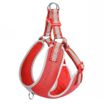 Fida Large Red Reflective Step-In Mesh Harness (68–86cm) for Dogs, Up to 20.4kg